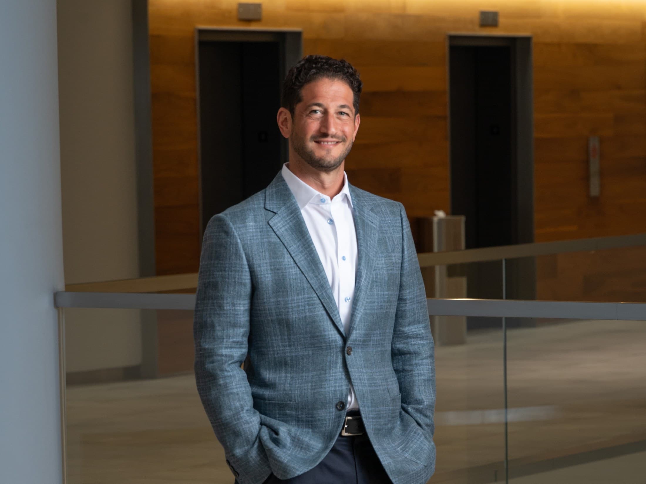 Scott Burman at the firm's offices